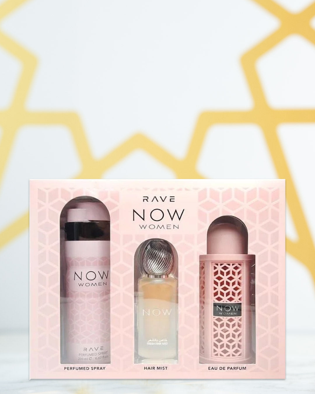 Set Lattafa RAVE Now Women 3 Pcs