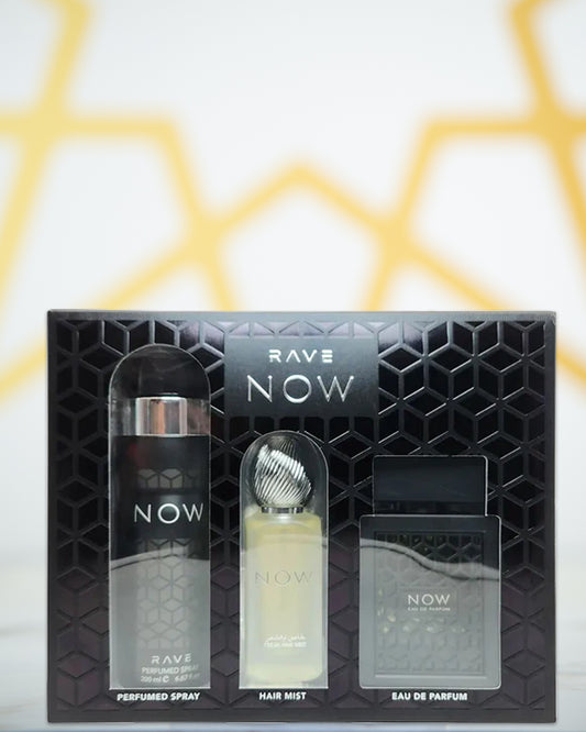 Set Rave Now Black Lattafa 3 Pcs